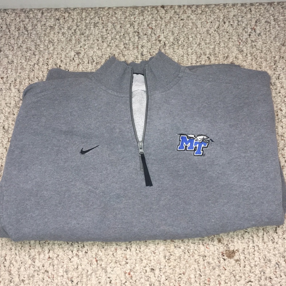 MTSU 3/4 zip Pullover